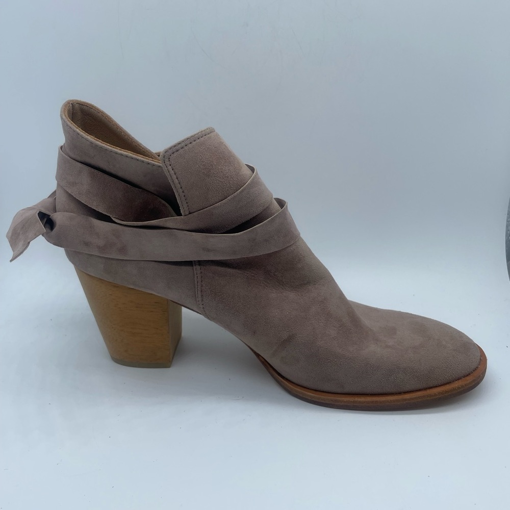 Huma Blanco Tatiana Leather Tie Booties